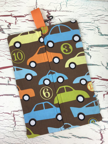 Vintage Cars Diaper/Wipee Case