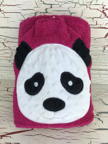 Hooded Bath Towel Panda