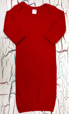 Infant Gown - Red