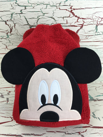 Hooded Bath Towel Mouse Boy