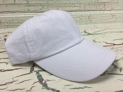 Adams Optimum Pigment Dyed Cap White