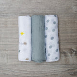 Lulujo Baby™ Calming Grey Mini Muslin Cloth by Mary Meyer