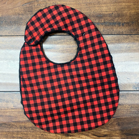 Red Buffalo Plaid Bib