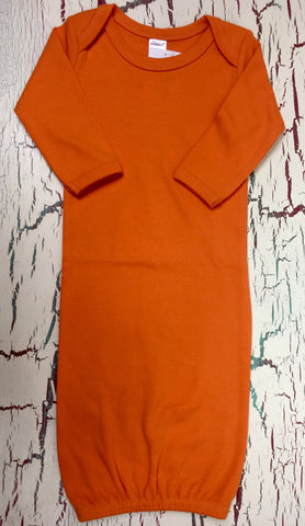 Infant Gown - Orange