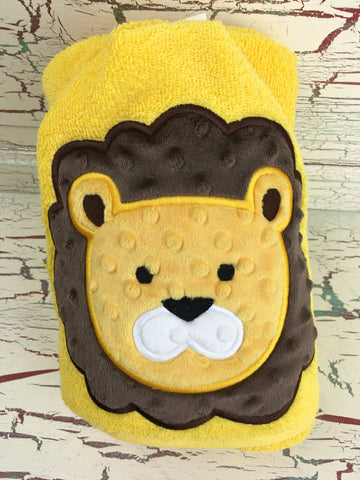 Hooded Bath Towel Lion