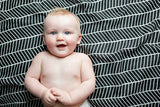 Lulujo Baby™ Herringbone Bamboo Muslin Swaddling Blanket by Mary Meyer