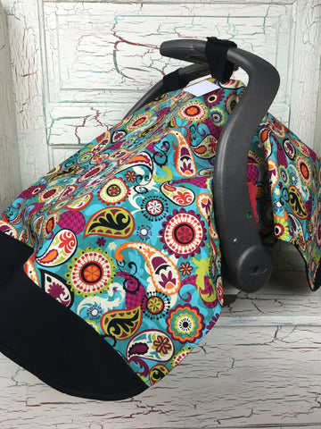 Funky Paisley Carseat Tent