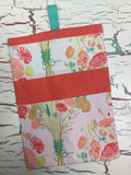 Bouquet on White Diaper/Wipee Case