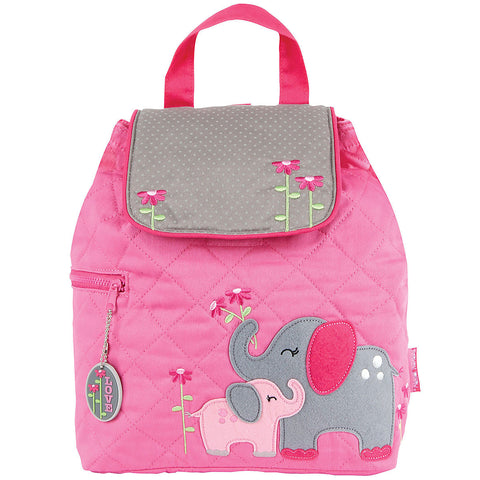 Stephen Joseph Quilted Backpack Elephant