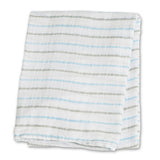 Lulujo Baby™ Blue Messy Stripe Muslin Cotton Swaddling Blanket by Mary Meyer