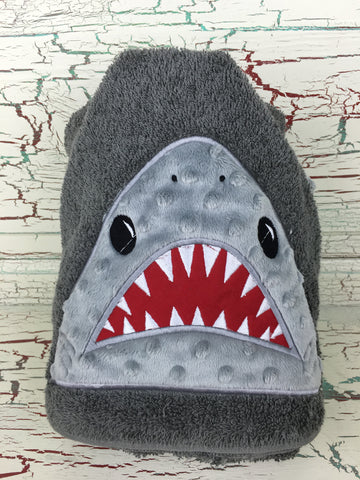 Hooded Bath Towel Shark