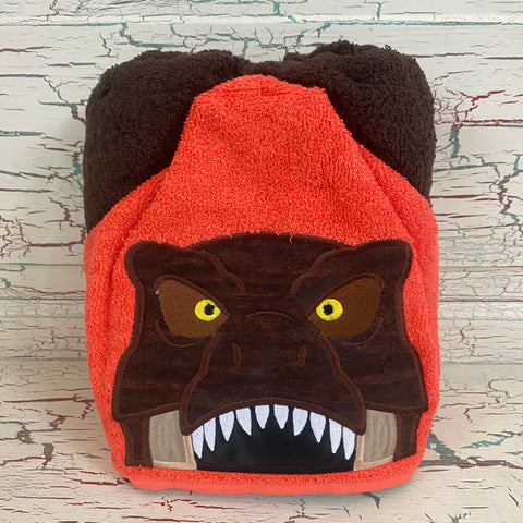 Hooded Bath Towel T-Rex