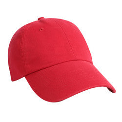Red Washed Brushed Gap Cap - KC Caps