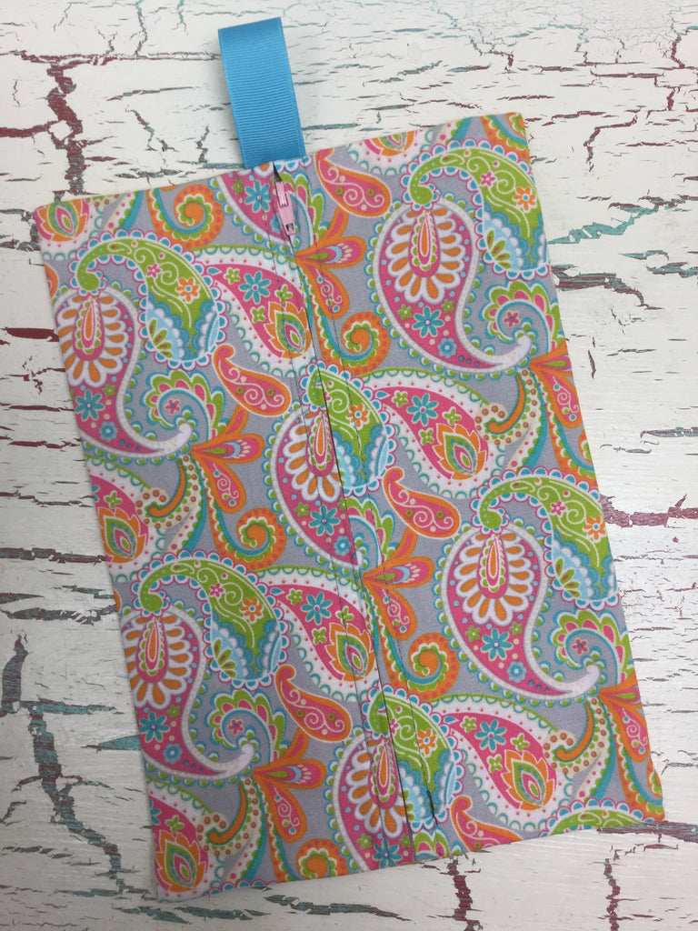 Pink Paisley Diaper/Wipee Case