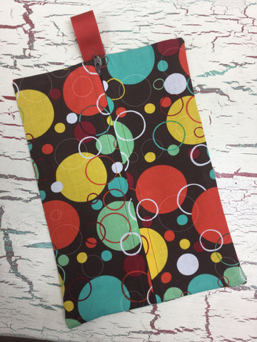 Zane Retro Dot Diaper/Wipee Case