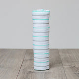 Lulujo Baby™ Aqua Messy Stripe Muslin Cotton Swaddling Blanket by Mary Meyer