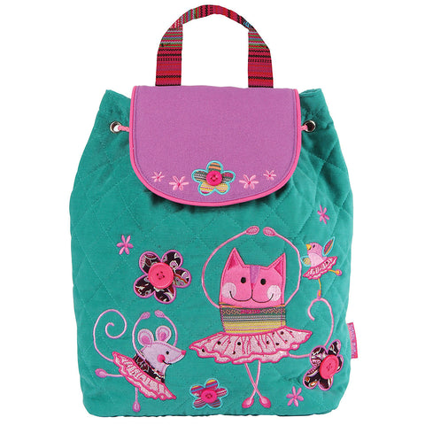 Stephen Joseph Signature Backpack Cat/Ballet