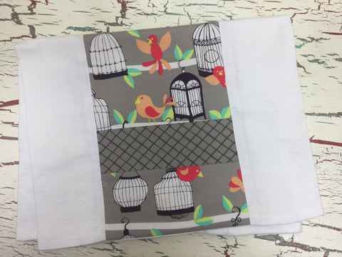 Fly Away Stone Burp Cloth