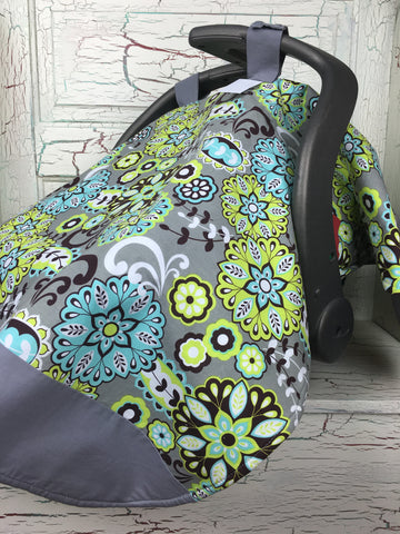 Splendid Floral Carseat Tent