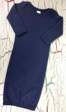 Infant Gown - Navy