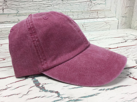 Adams Optimum Pigment Dyed Cap Nautical Red