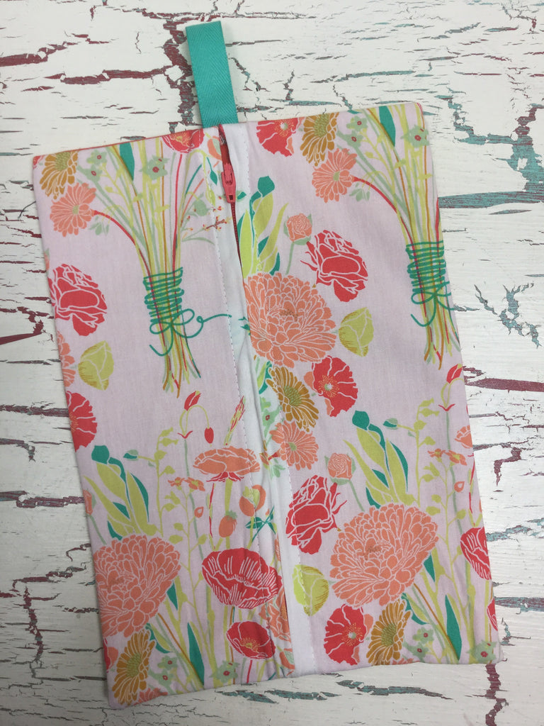 Bouquet on White Diaper/Wipee Case