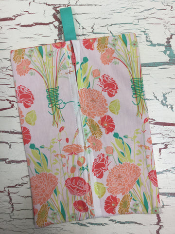 Bouquet on White Diaper/Wipee Case