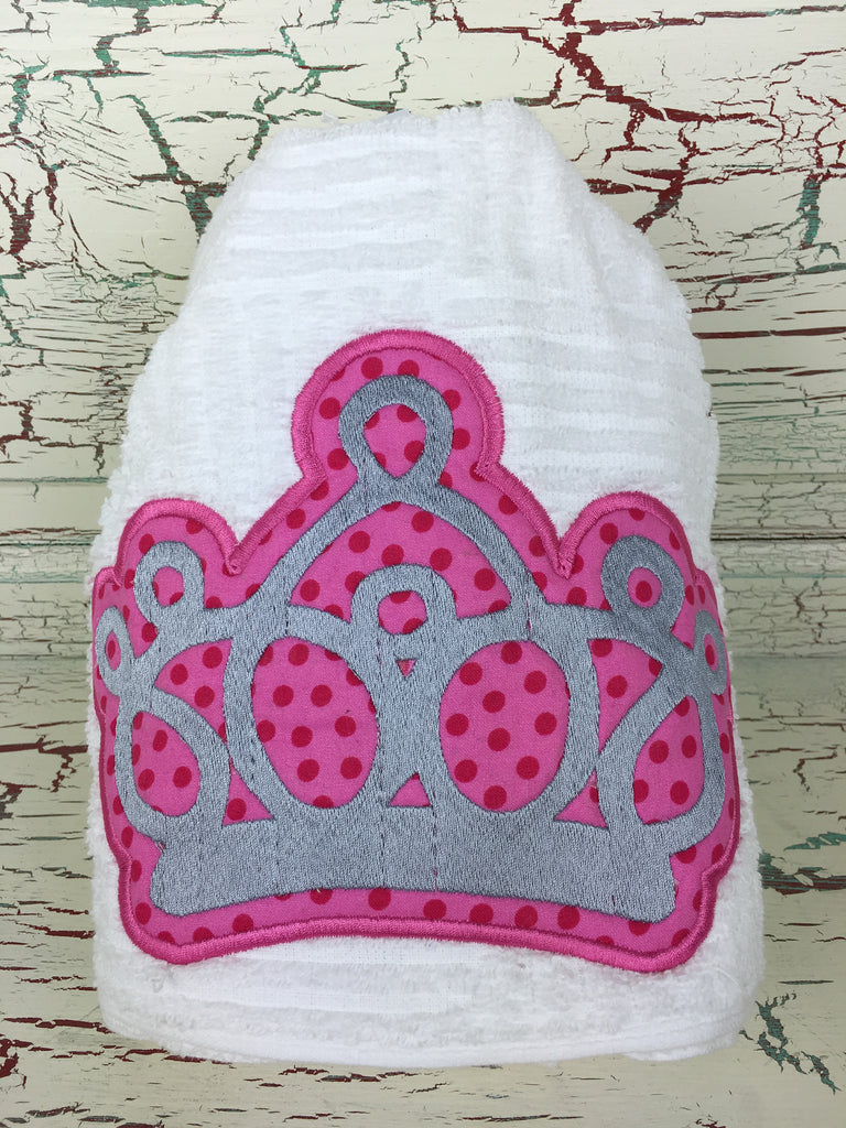 Hooded Bath Towel Princess Crown