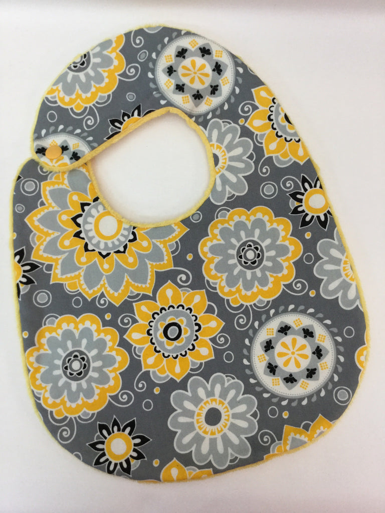 Suzani Floral Bib