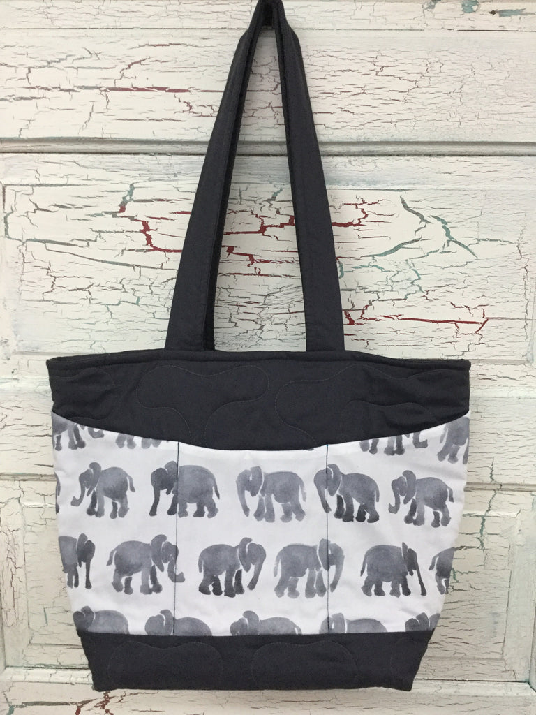Watercolor Elephant XL Bag