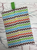 Ziggy Small Chevron Fiesta Diaper/Wipee Case