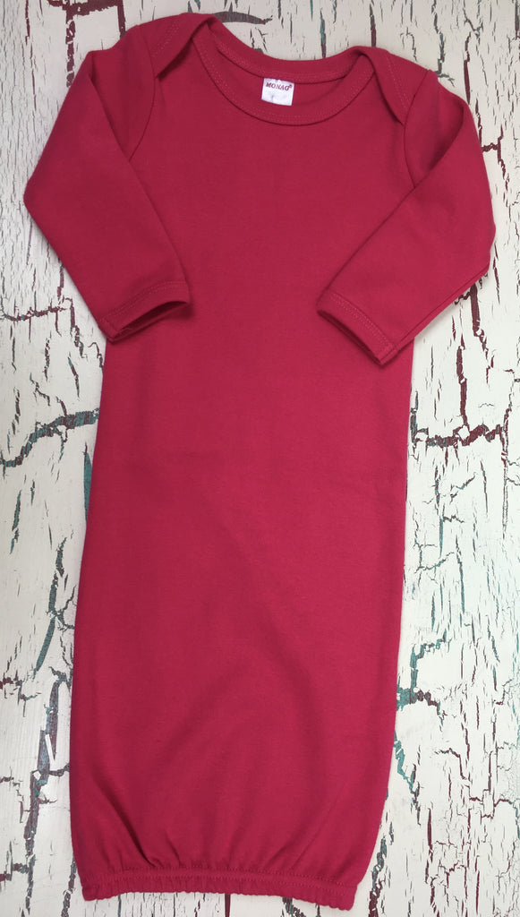 Infant Gown - Fuchsia