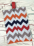 Medium Chevron in Boy Diaper/Wipee Case