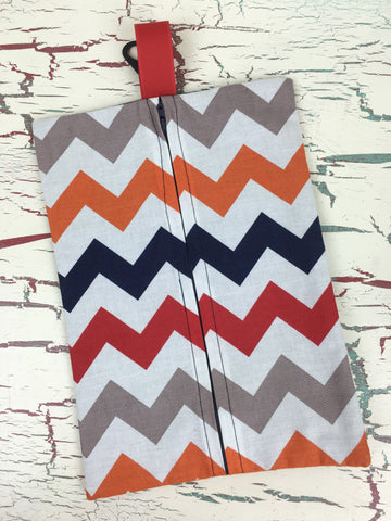Medium Chevron in Boy Diaper/Wipee Case