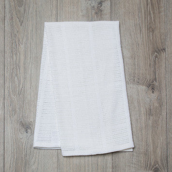 Lulujo Baby™  White Cellular Blanket by Mary Meyer