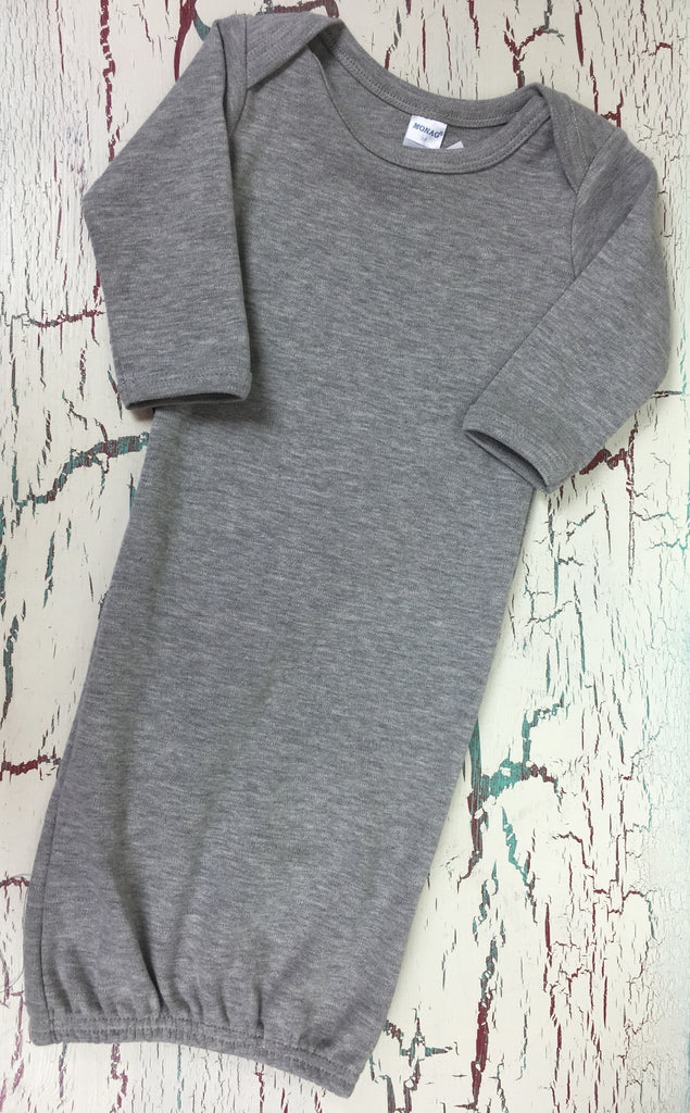 Infant Gown - Gray