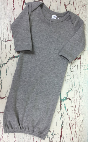 Infant Gown - Gray