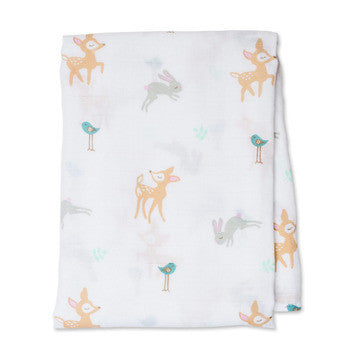 Lulujo Baby™  Little Fawns Muslin Cotton Swaddling Blanket by Mary Meyer