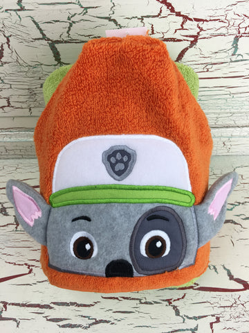 Hooded Bath Towel Recycle Pup