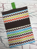 Ziggy Small Chevron Fiesta Diaper/Wipee Case