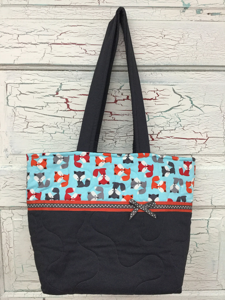 Foxes in Sky XL Bag