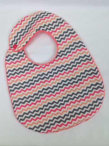 Coral Wave Bib