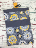 Suzani Floral Diaper/Wipee Case
