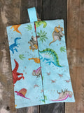 Dino Party Diaper/Wipee Case