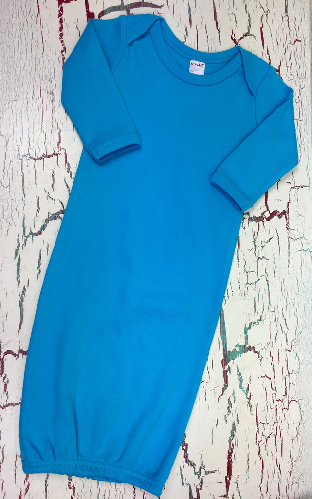 Infant Gown - Turquoise