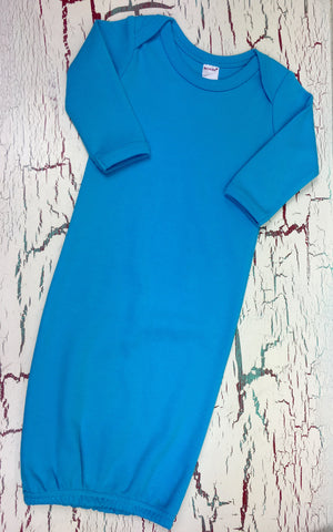 Infant Gown - Turquoise