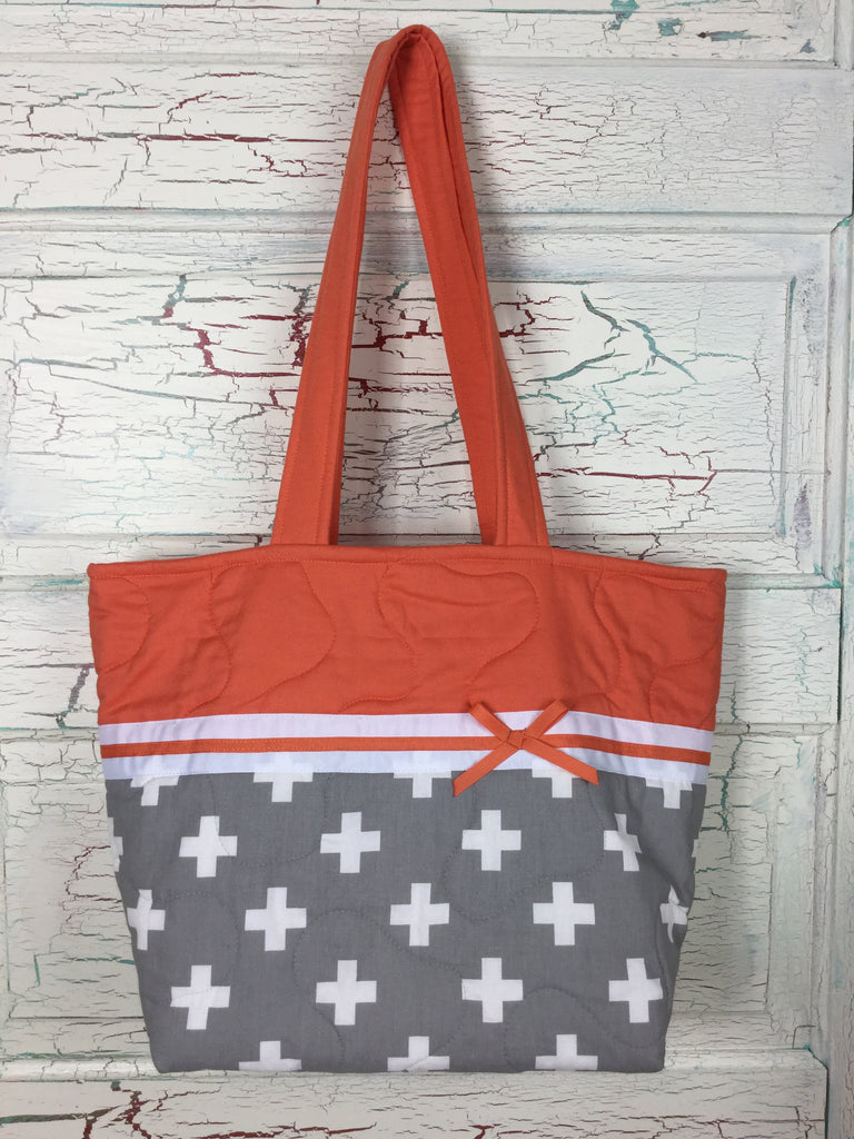 Crosses on Gray XL Bag