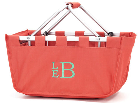 Wholesale Boutique Market Tote Coral