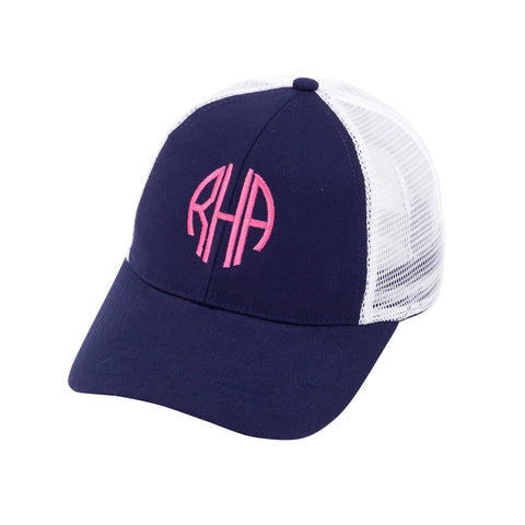 Navy Trucker Cap