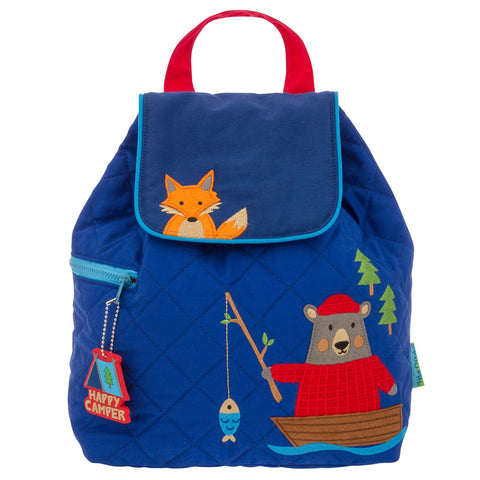 Stephen Joseph Quilted Backpack Bear